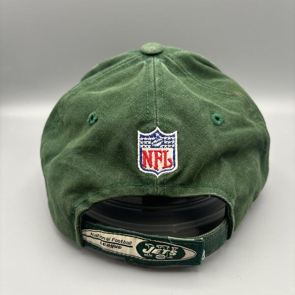 New York Jets Hat Cap Adjustable Green White NFL Football Reebok Pro Line - Picture 3 of 8